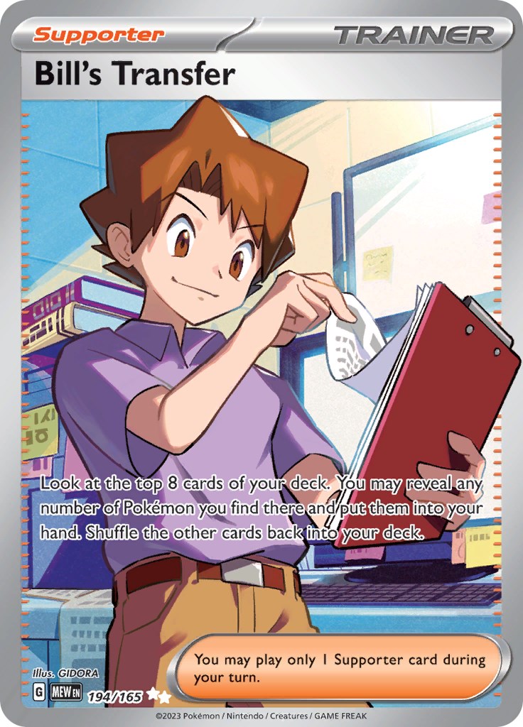 Bill's Transfer 194/165 - Holofoil SV Scarlet & Violet 151