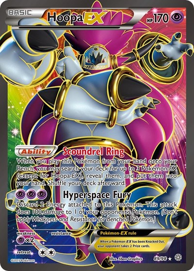 Hoopa EX (89) (Full Art) XY - Ancient Origins (89/98) (Ultra Rare)