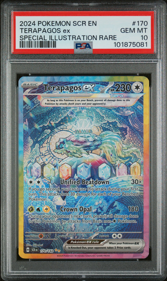 PSA 10 - Special Illustration Rare - Terapagos EX #170