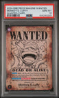 PSA 10 - Wanted Card - Monkey D. Luffy
