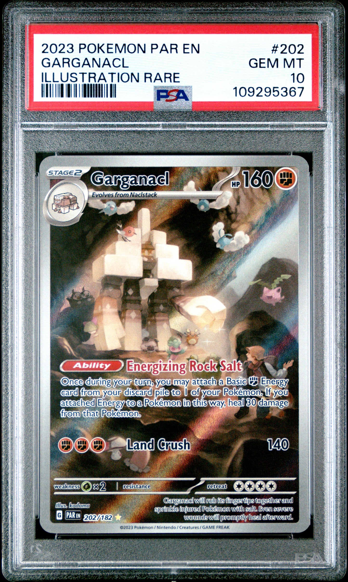 PSA 10 - Illustration Rare - Garganacl #202