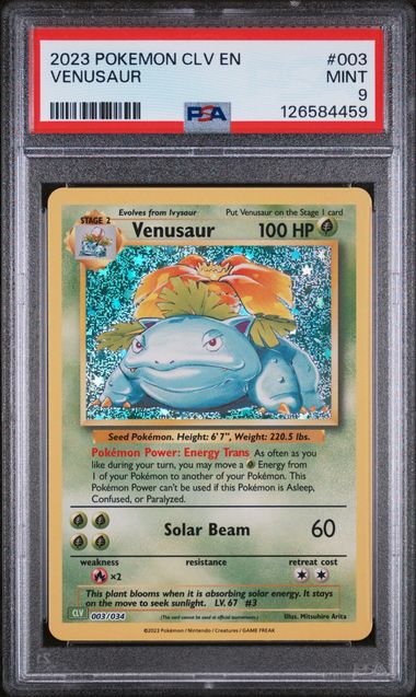 PSA 9 - Classic Venusaur & Lugia ex Deck #003