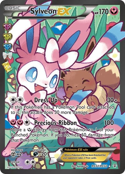 Sylveon EX (Full Art) Generations: Radiant Collection (RC32/RC32) (Ultra Rare)