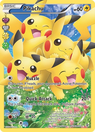 Pikachu (Full Art) Generations: Radiant Collection (RC29/RC32) (Ultra Rare)
