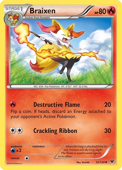 Braixen XY - Fates Collide (12/124) (Uncommon)