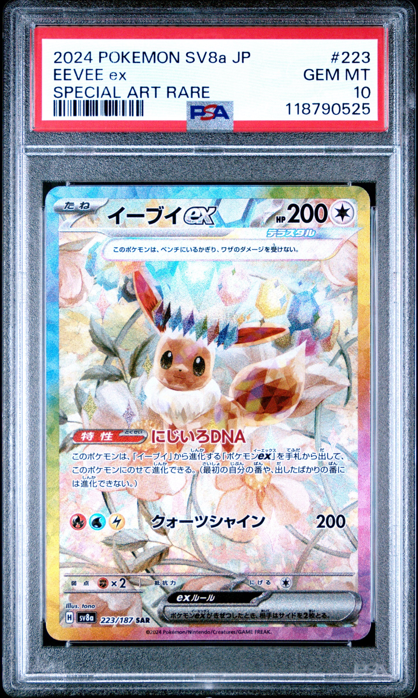 PSA 10 - Special Art Rare - Eevee ex #223