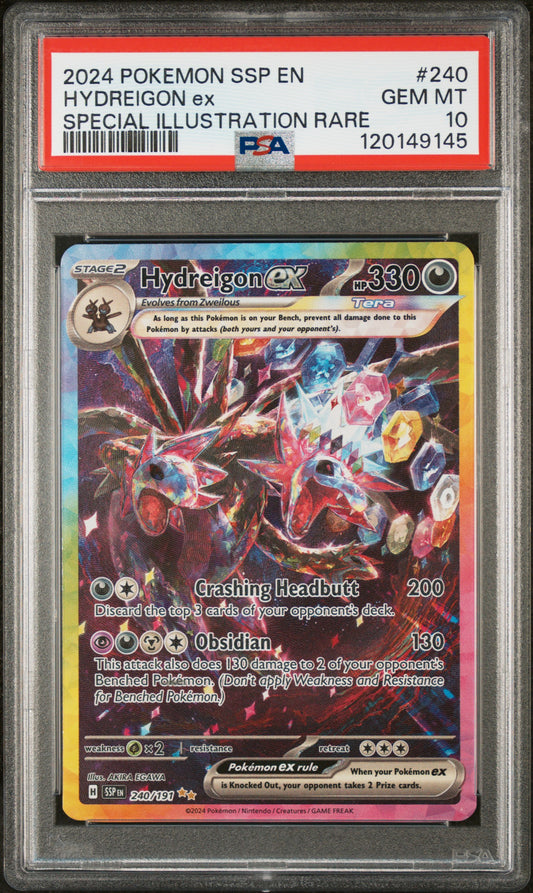 PSA 10 - Special Illustration Rare - Hydreigon EX #240