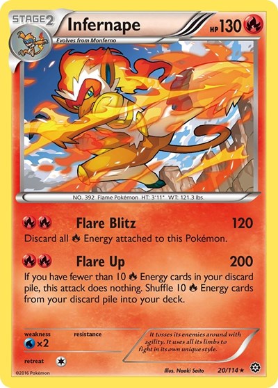 Infernape XY - Steam Siege (20/114) (Holo Rare)