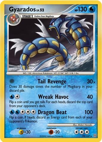 Gyarados (DP Stormfront) Deck Exclusives (019/100) (Holo Rare)