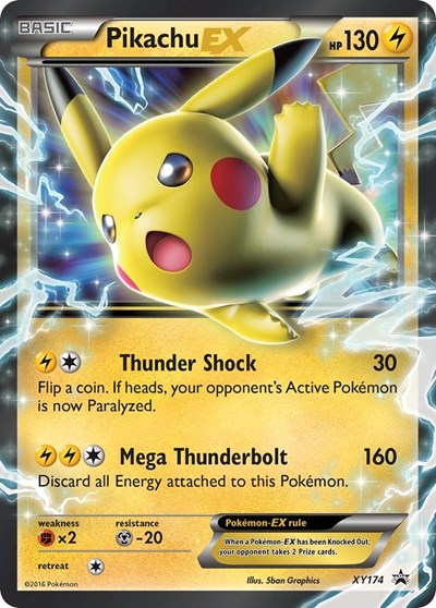 Pikachu EX XY Promos (XY174) (Promo)