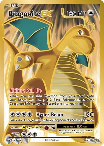 Dragonite EX (Full Art) XY - Evolutions (106/108) (Ultra Rare)