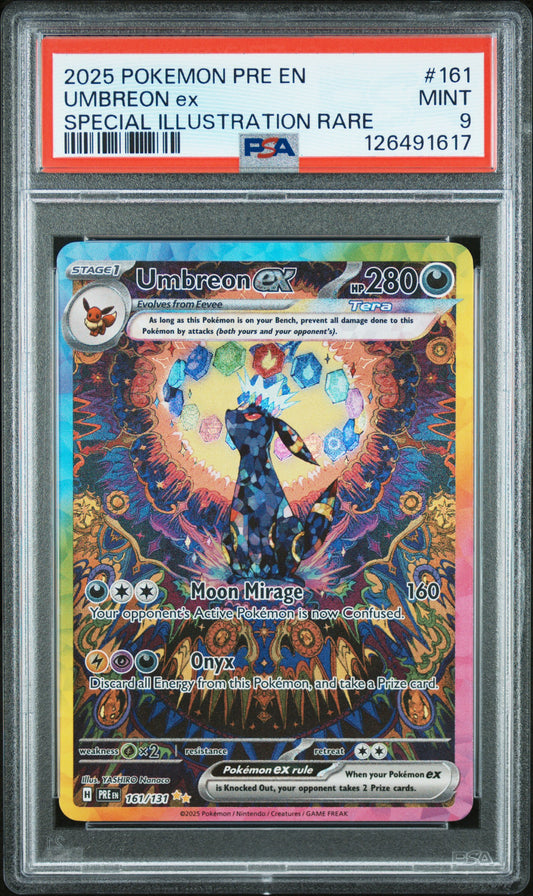 PSA 9 - Special Illustration Rare - Umbreon ex #161