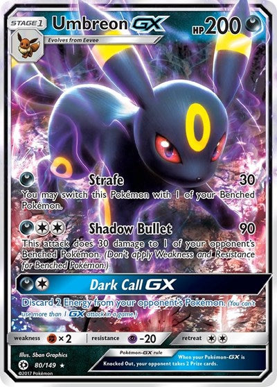 Umbreon GX SM Base Set (80/149) (Ultra Rare)