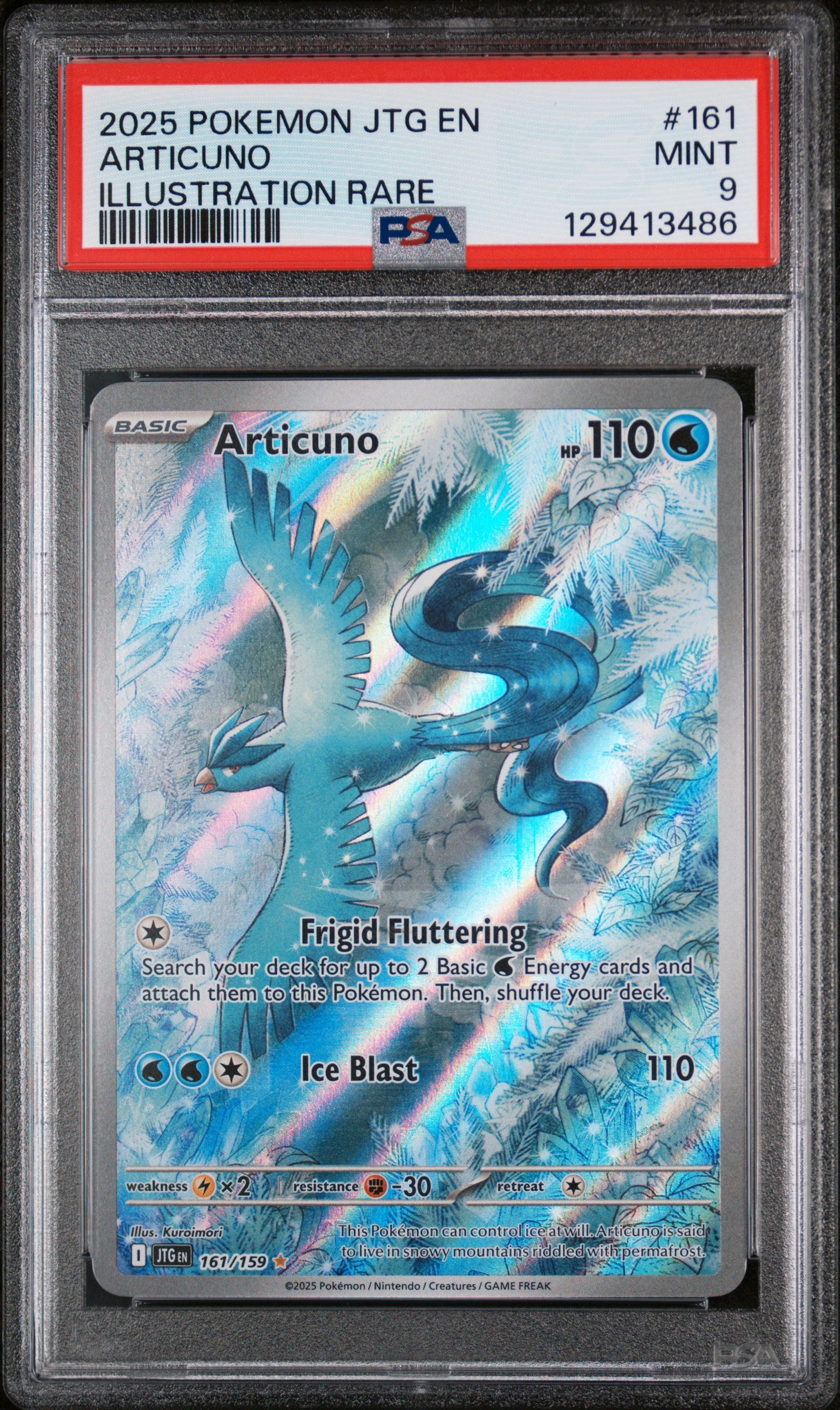 PSA 9 - Journey Together - Articuno #161