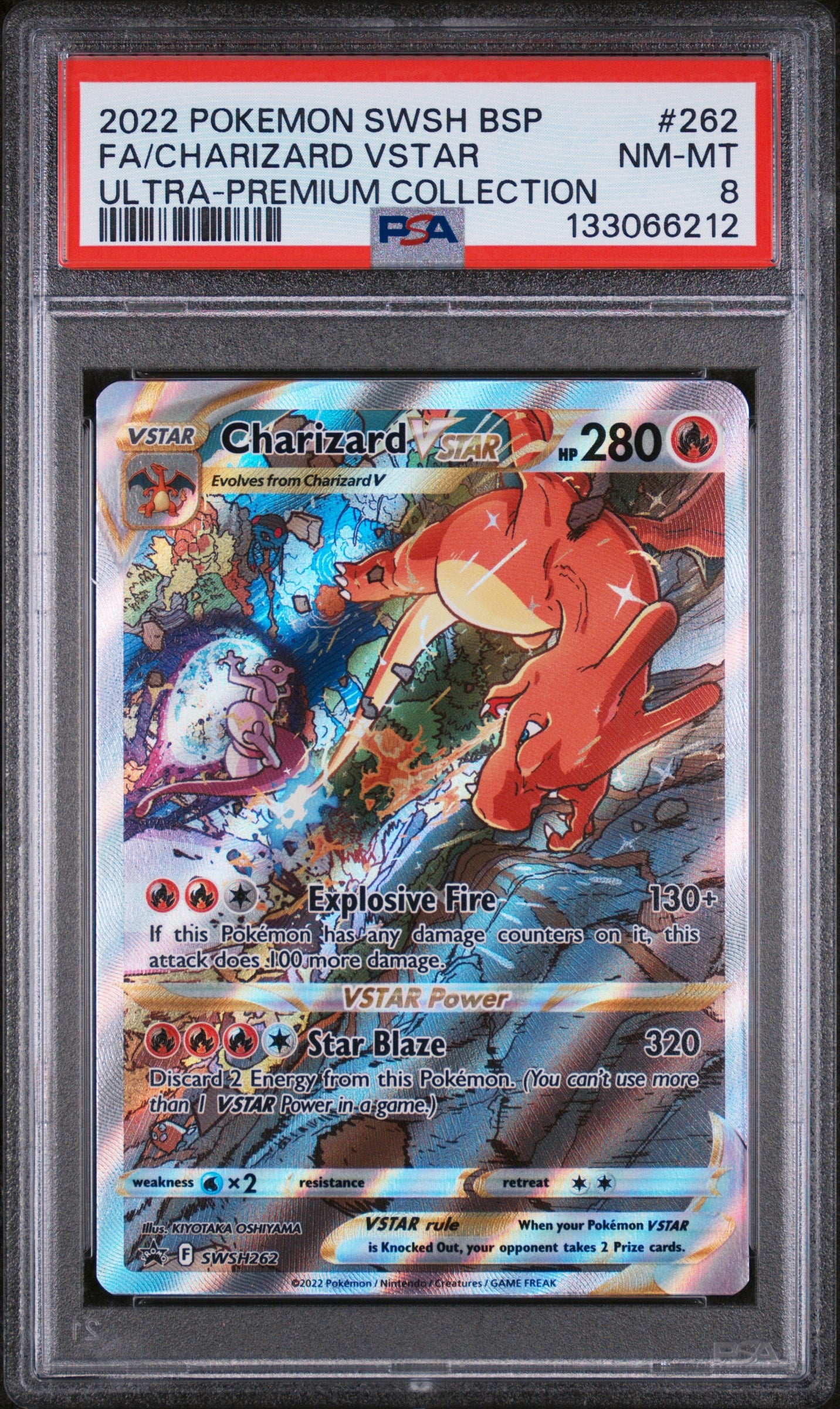 PSA 8 - Charizard Ultra premium Collection - Charizard Vstar #262