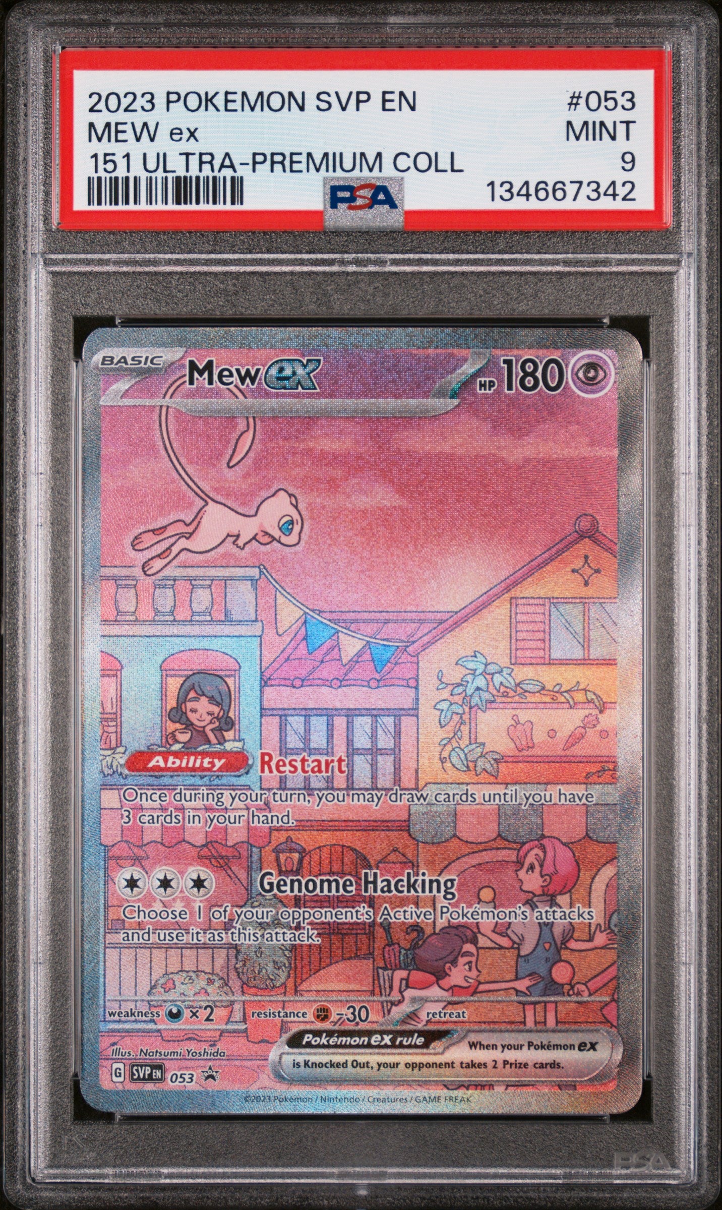 PSA 9 - 151 UPC - Mew ex #053