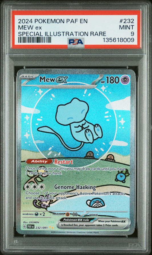 PSA 9 - Special Illustration Rare - Mew ex #232