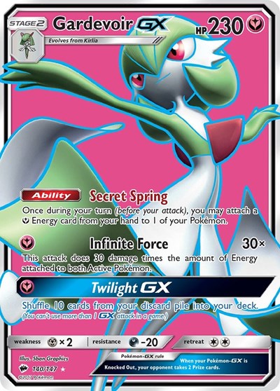 Gardevoir GX (Full Art) SM - Burning Shadows (140/147) (Ultra Rare)
