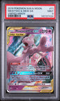 PSA 9 - Unified Minds - Mewtwo & Mew GX #71