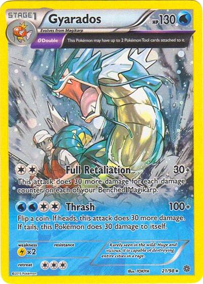 Gyarados (Cosmos Holo) Miscellaneous Cards & Products (021/098) (Holo Rare)