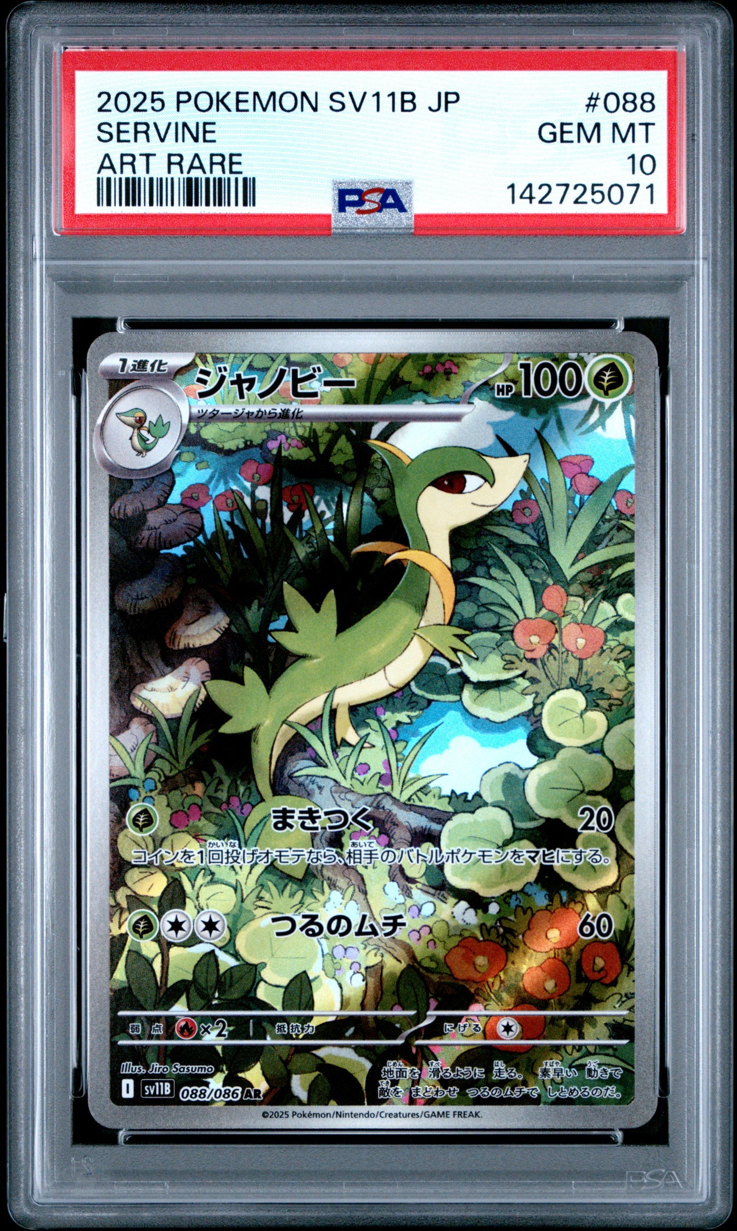 PSA 10 - Art Rare - Servine #088