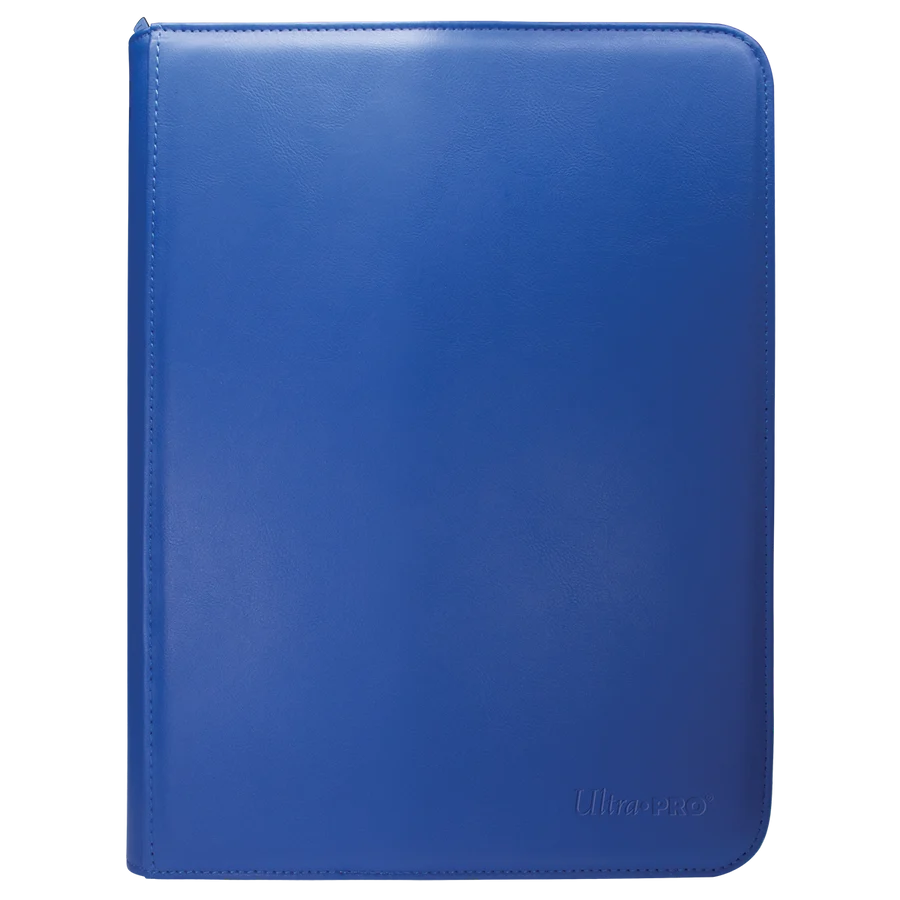 Vivid 9-Pocket Zippered PRO-Binder - Blue