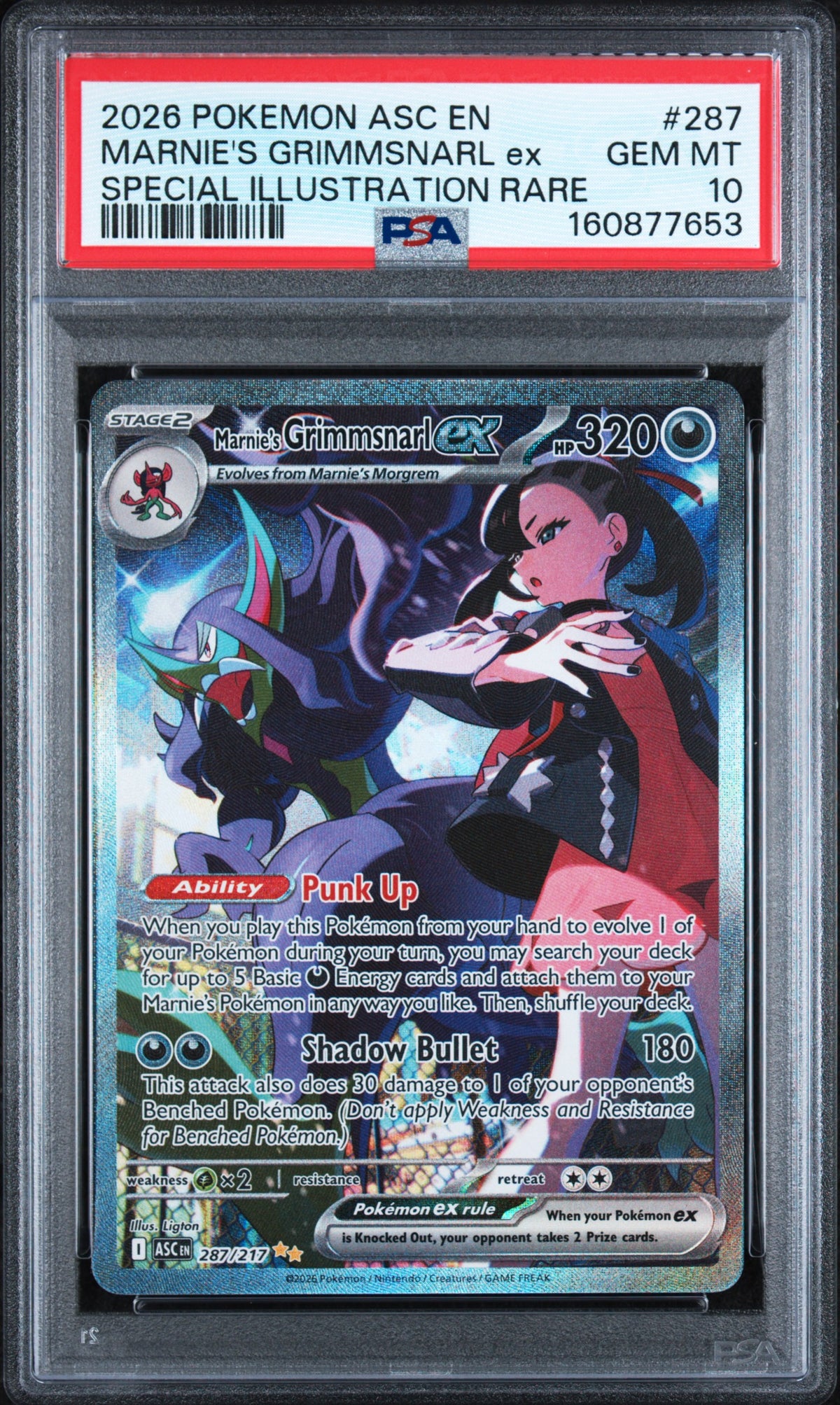 PSA 10 - Special Illustration Rare - Marnie's Grimmsnarl ex #287