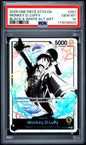 PSA 10 - Black & White Alt Art - Monkey D. Luffy #001