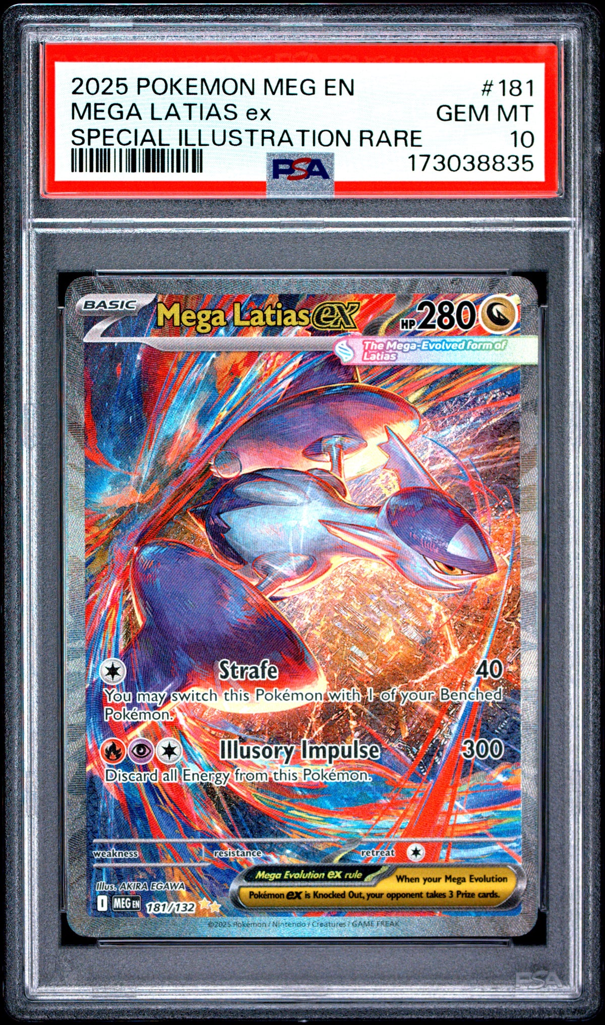 PSA 10 - Special Illustration Rare - Mega Latias ex #181