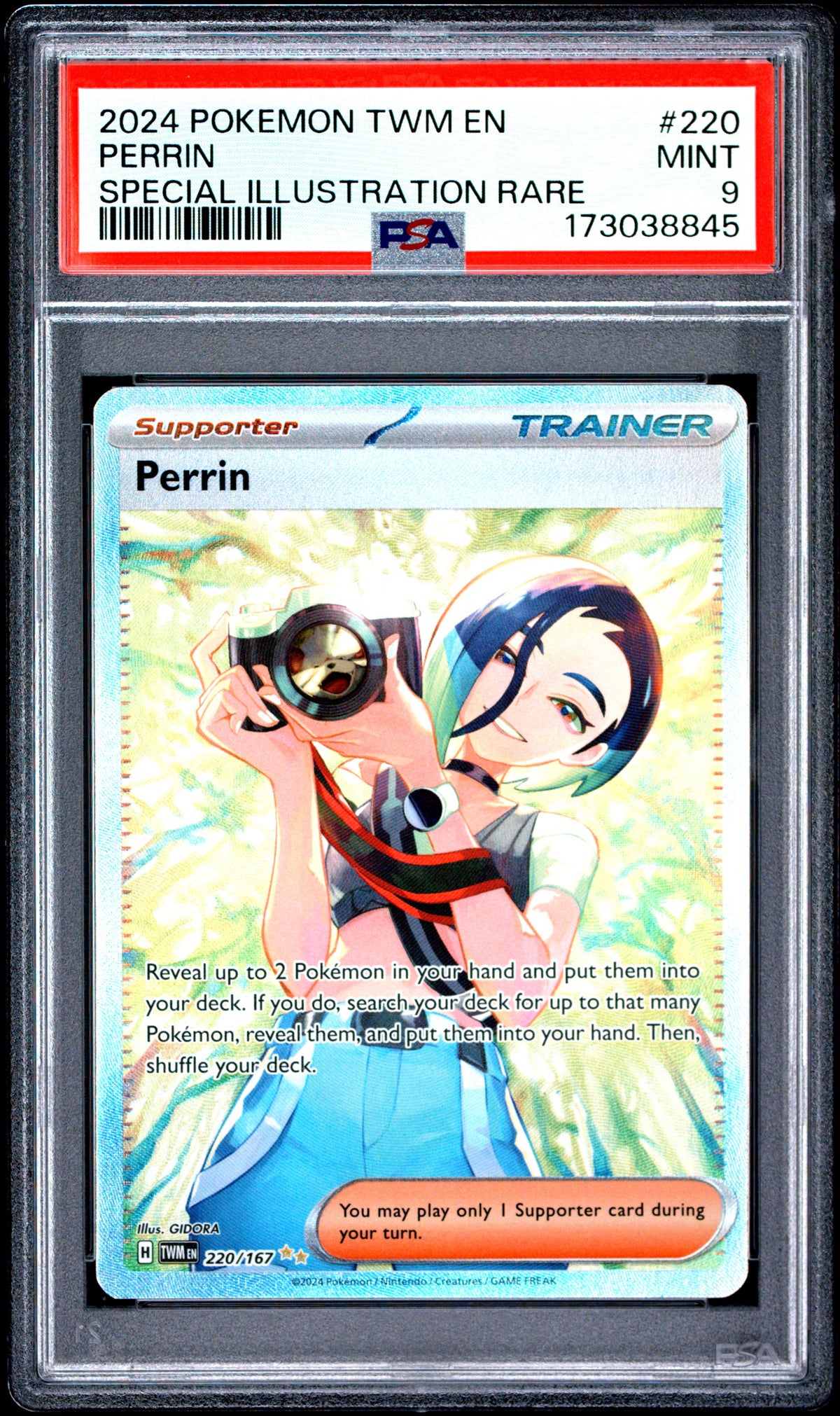 PSA 9 - Special Illustration Rare - Perrin #220
