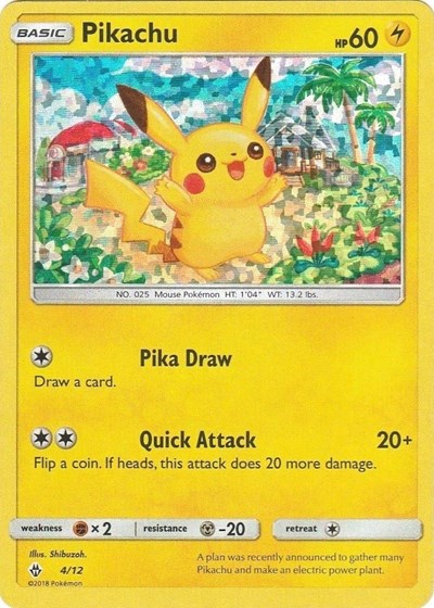 Pikachu McDonald's Promos 2018 (004/012) (Promo)