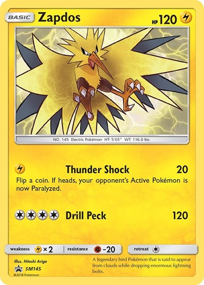 Zapdos SM Promos (SM145) (Promo)