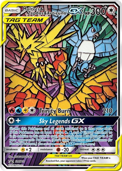 Moltres & Zapdos & Articuno GX SM Promos (SM210) (Promo)