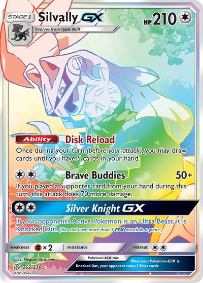 Silvally GX (Secret) SM - Cosmic Eclipse (262/236) (Rainbow Rare)
