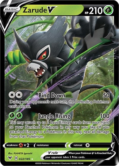 Zarude V SWSH04: Vivid Voltage (022/185) (Ultra Rare)