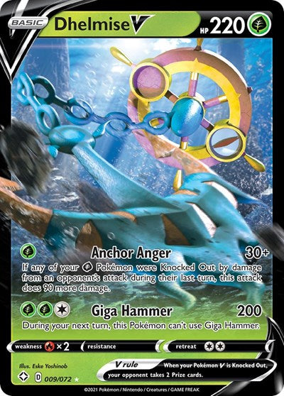 Dhelmise V Shining Fates (009/072) (Ultra Rare)