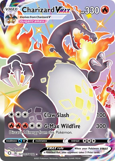 Charizard VMAX Shining Fates: Shiny Vault (SV107/SV122) (Shiny Holo Rare)