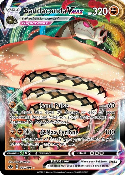 Sandaconda VMAX SWSH06: Chilling Reign (090/198) (Ultra Rare)