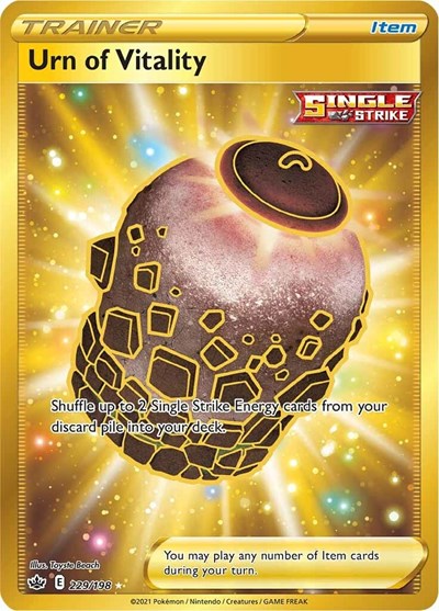 Urn of Vitality (Secret) SWSH06: Chilling Reign (229/198) (Secret Rare)