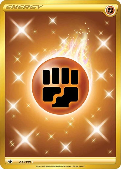 Fighting Energy (Secret) SWSH06: Chilling Reign (233/198) (Secret Rare)