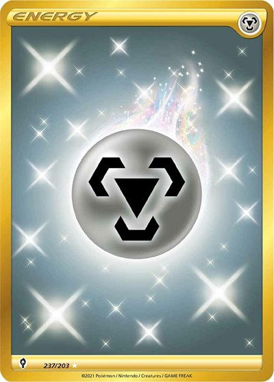 Metal Energy (Secret) SWSH07: Evolving Skies (237/203) (Secret Rare)
