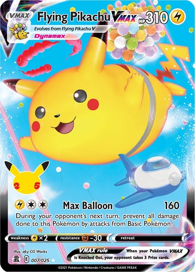 Flying Pikachu VMAX Celebrations (007/025) (Ultra Rare)