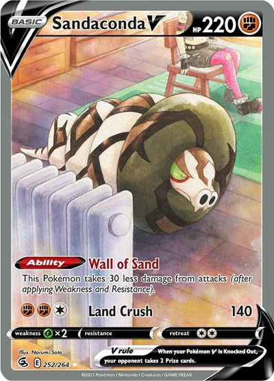 Sandaconda V (Alternate) (Full Art) SWSH08: Fusion Strike (252/264) (Ultra Rare)
