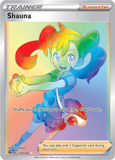 Shauna (Secret) SWSH08: Fusion Strike (278/264) (Secret Rare)