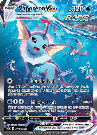 Vaporeon VMAX SWSH: Sword & Shield Promo Cards (SWSH182) (Promo)