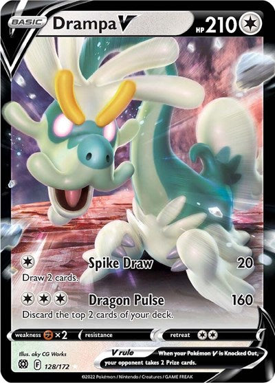 Drampa V SWSH09: Brilliant Stars (128/172) (Ultra Rare)