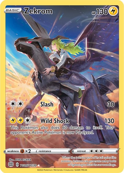 Zekrom SWSH09: Brilliant Stars Trainer Gallery (TG05/TG30) (Ultra Rare)