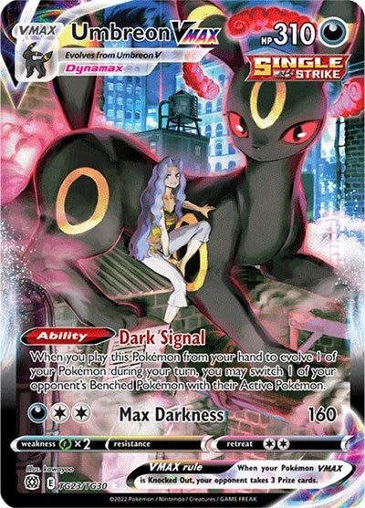 Umbreon VMAX SWSH09: Brilliant Stars Trainer Gallery (TG23/TG30) (Ultra Rare)