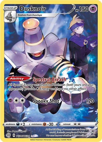 Dusknoir SWSH09: Brilliant Stars Trainer Gallery (TG06/TG30) (Ultra Rare)