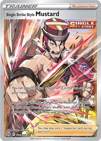Single Strike Style Mustard SWSH09: Brilliant Stars Trainer Gallery (TG28/TG30) (Ultra Rare)